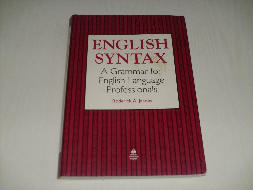 englisch syntax, Boeken, Ophalen of Verzenden, Gelezen, Roderick a jacobs
