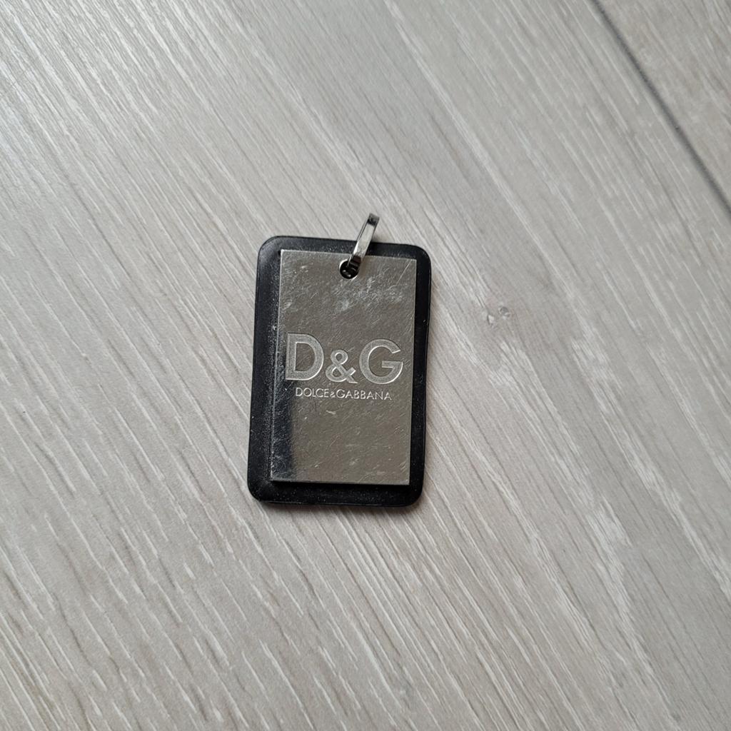 D&G Dolce & Gabbana Ketting Sleutelhanger/Bedel, Ophalen of Verzenden, Gebruikt