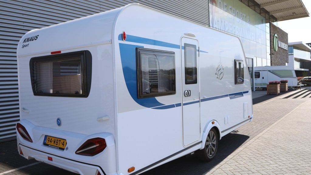 Knaus Sport Silver Selection 450 FU Mover ,Dakairco, Voorten, Caravans en Kamperen, Caravans, Rondzit, Bedrijf, Overige typen