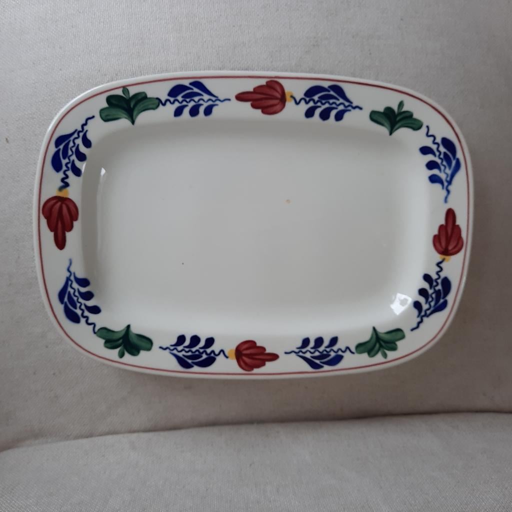 Boerenbont schaal 31 x 21,5 cm - nieuw-, Huis en Inrichting, Keuken | Servies, Nieuw, Ophalen of Verzenden, Schaal of Schalen