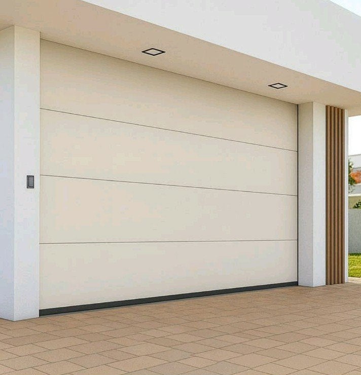 Nieuwe elektrische garagedeur - compleet pakket 3m breed, Ophalen of Verzenden, 120 cm of meer, 215 cm of meer, Garagedeur