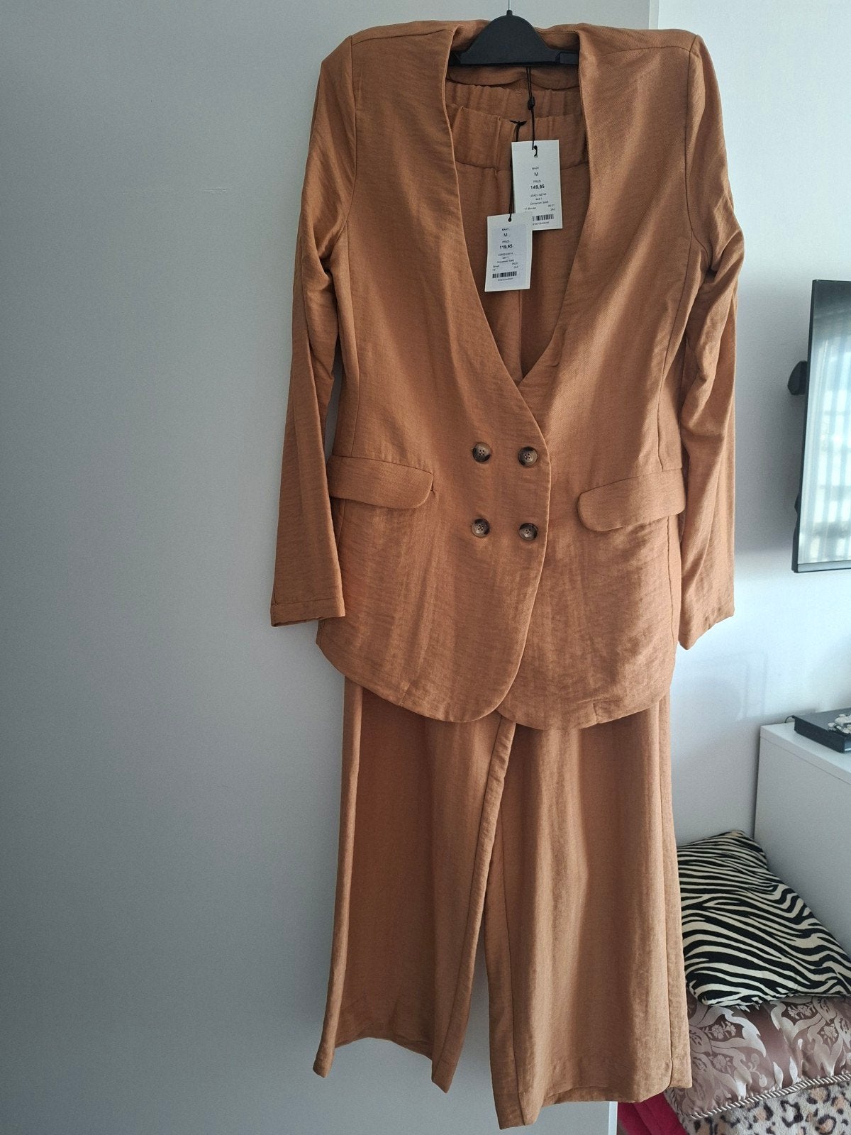okergeel damespak m 38 nieuw, Kleding | Dames, Ophalen, Nieuw, Maat 38/40 (M), Geel