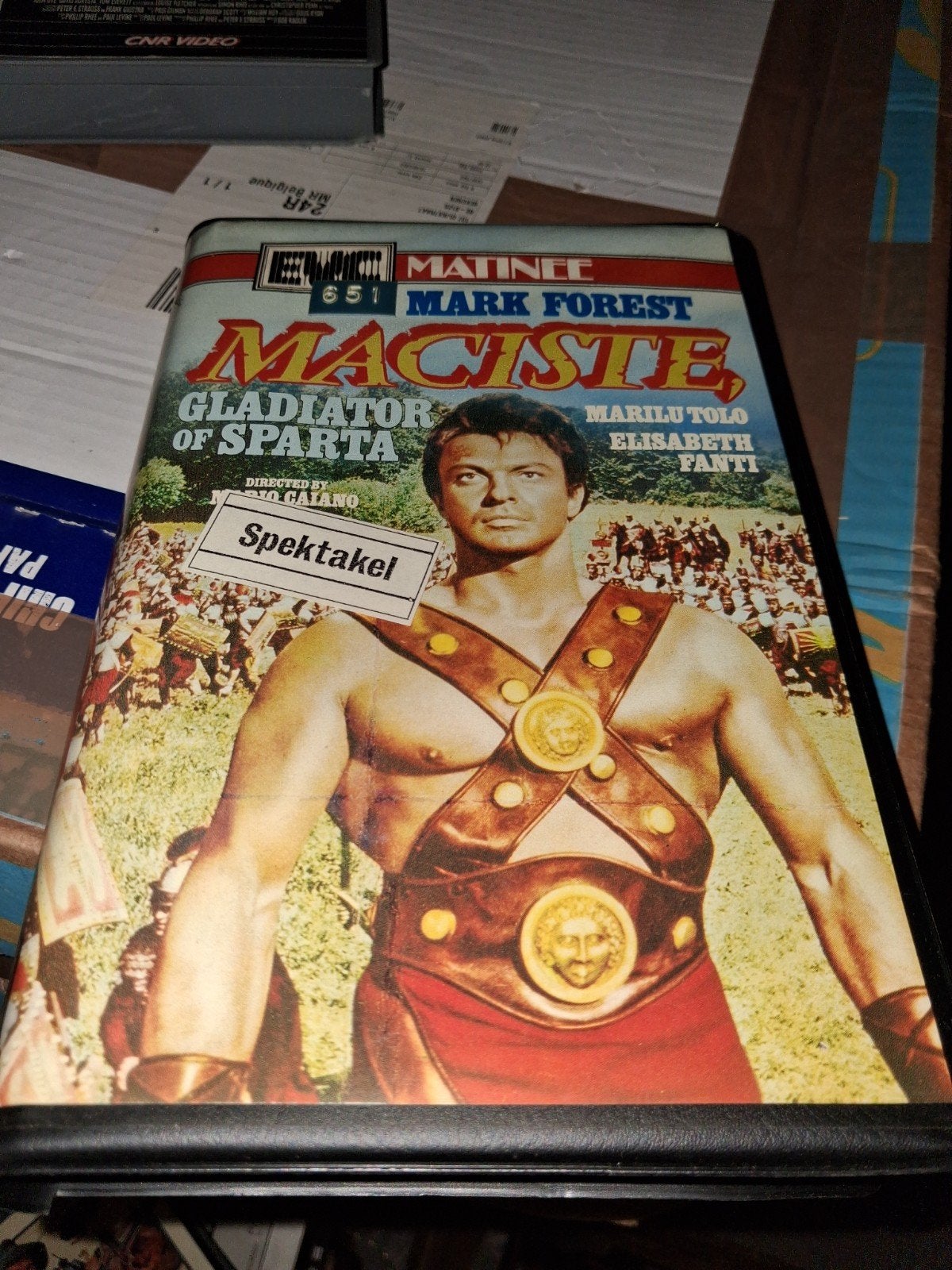 Vhs ex-rental  - Maciste, Vanaf 16 jaar, Verzenden, Gebruikt, Horror