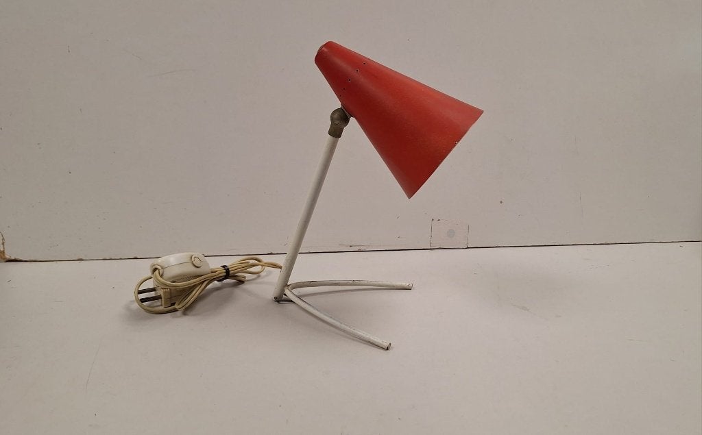 * Vintage tafel - hanglampje jaren 50 Hala Zeist?, *, Bureaulamp, Vintage, 25 cm