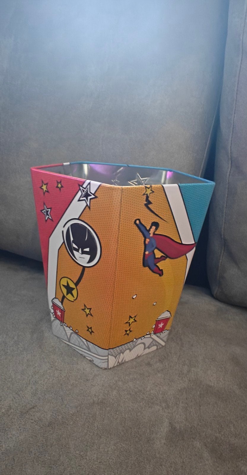 DC Comics Popcorn Bak Superman Supergirl Batman, Verzamelen, Ophalen of Verzenden, Zo goed als nieuw