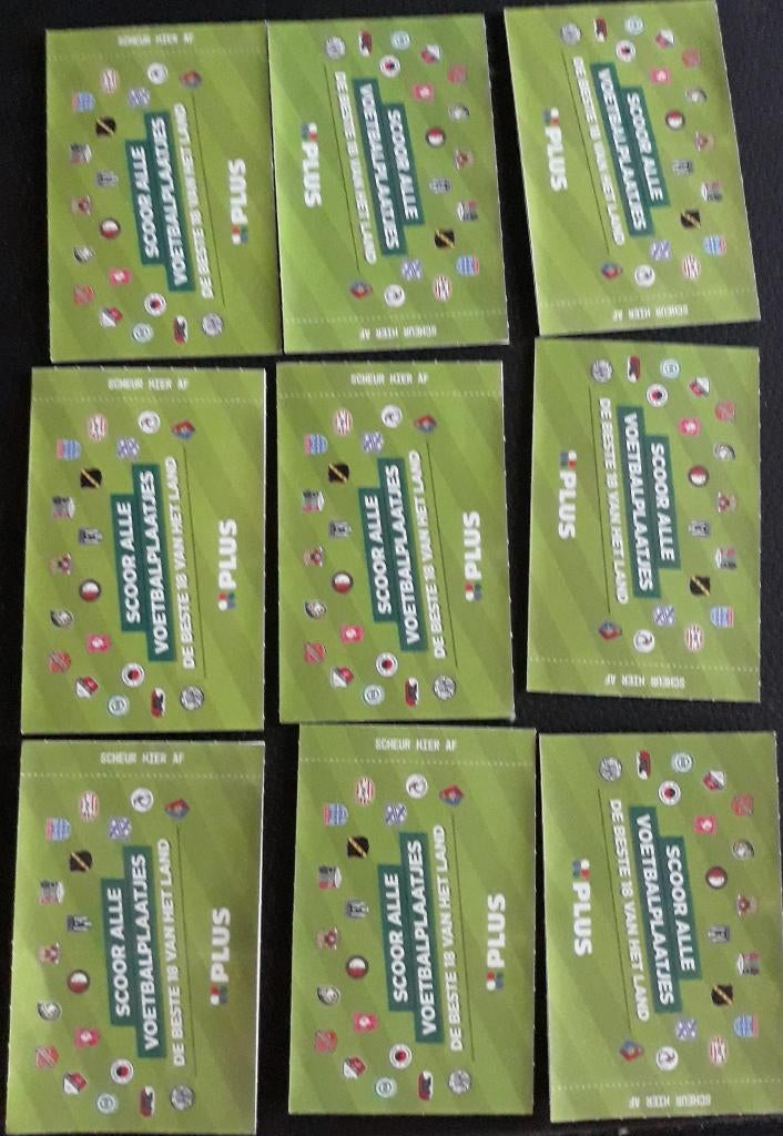 9 pakjes plus voetbalplaatjes 2026 nieuw, Ophalen of Verzenden, Nieuw
