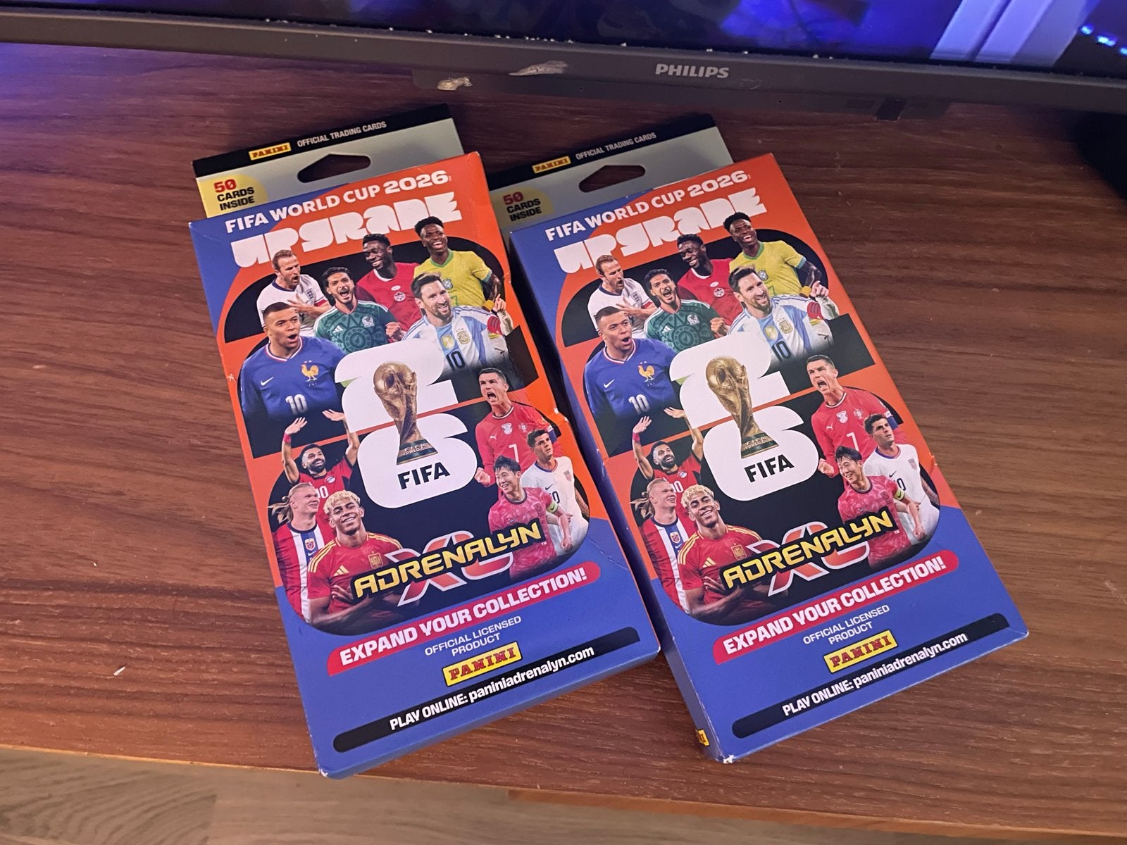 2x Panini FIFA World Cup Adrenalyn Upgrade Pakket, Ophalen of Verzenden, Nieuw, Booster