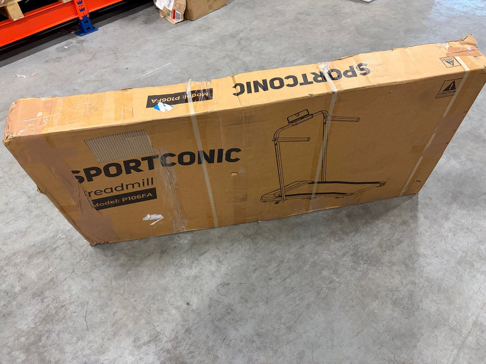 SPORTCONIC P106FA Loopband - 12 km/u - 9% Helling, Ophalen, Sportconic B.V., Pascalstraat 8 7903 BJ Hoogeveen, Nieuw