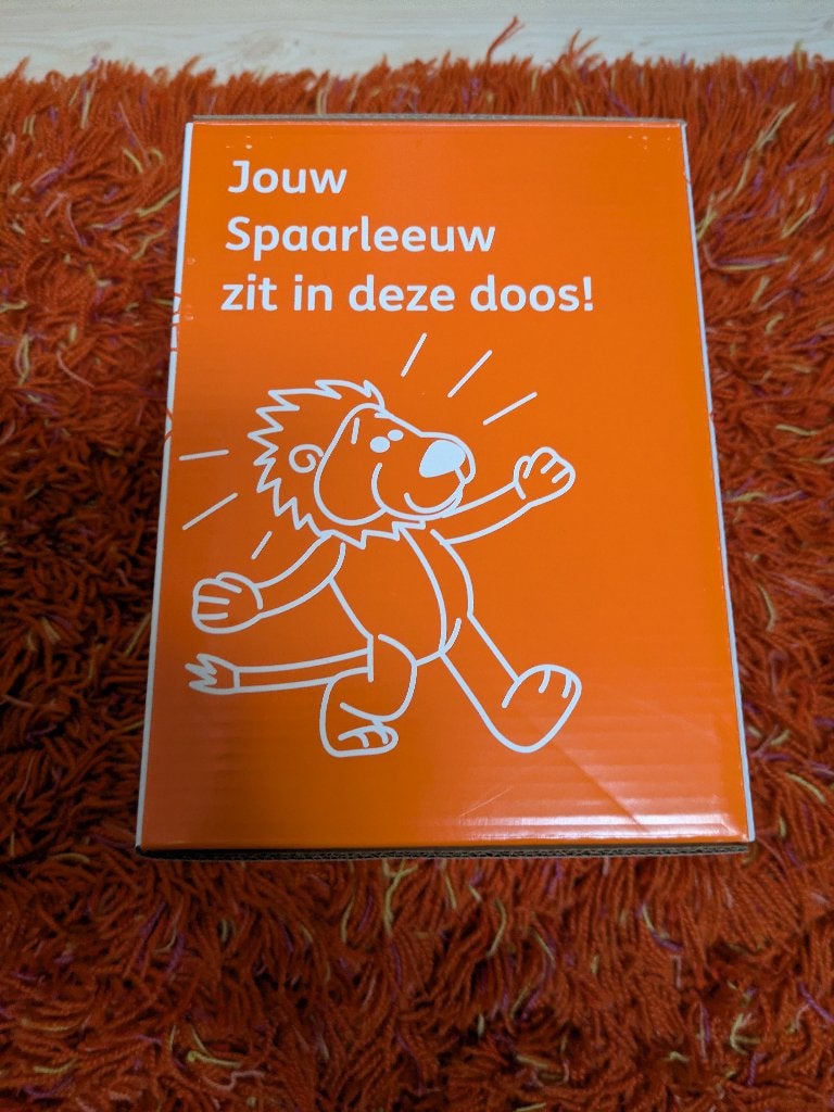 ING Spaarleeuw (spaarpot/knuffelbeest), Verzamelen, Spaarpotten, Ophalen of Verzenden, Nieuw, Overige materialen, Dier