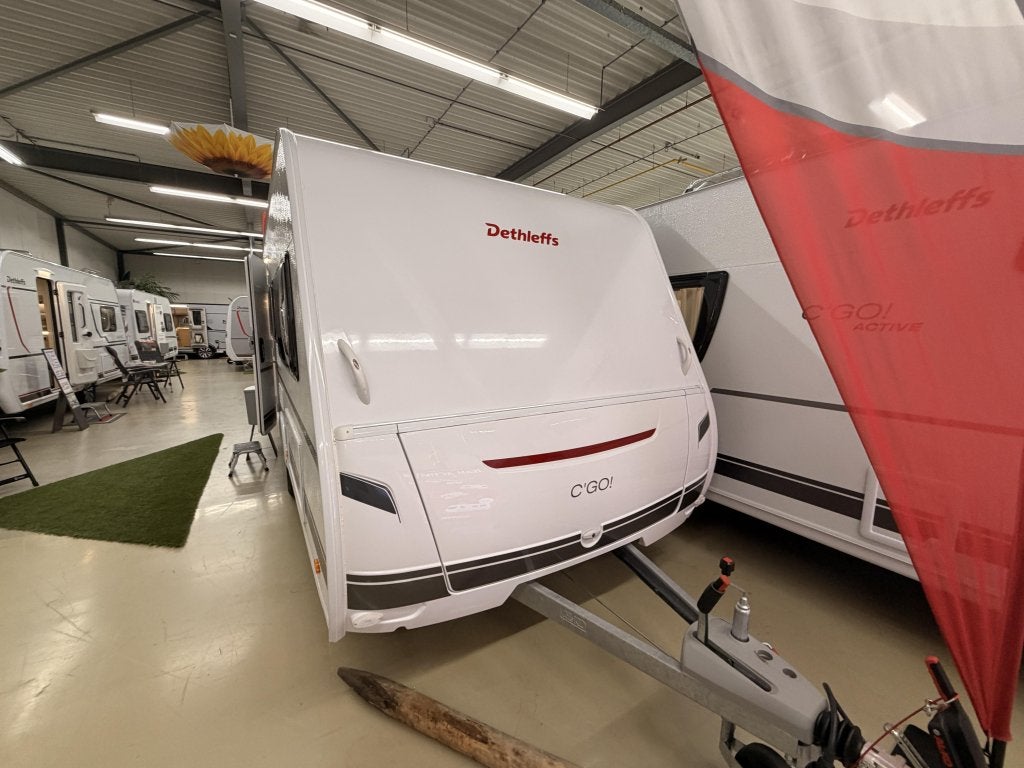 Dethleffs C'Go 475 EL +mover+luifel+fietsendrag, Standaardzit, Bedrijf, Schokbreker, Dethleffs