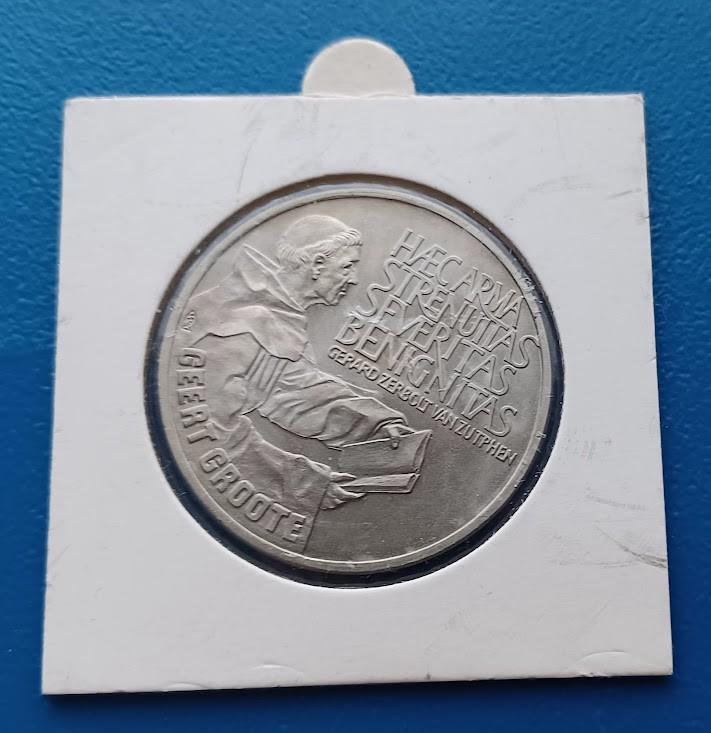 2 1/2 ECU 1990 - Geert Groote UNC, Verzenden, Overige materialen, Nederland