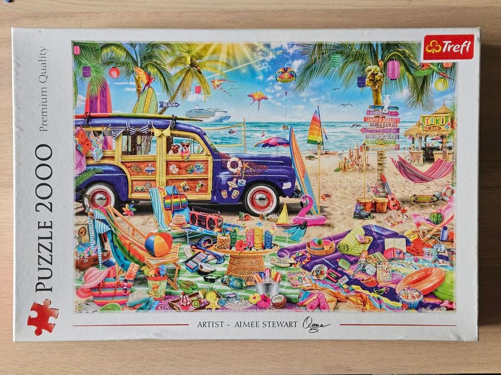 Aimee Stewart puzzel 2000 stukjes Tropical Holidays, Hobby en Vrije tijd, Denksport en Puzzels, Ophalen, Meer dan 1500 stukjes
