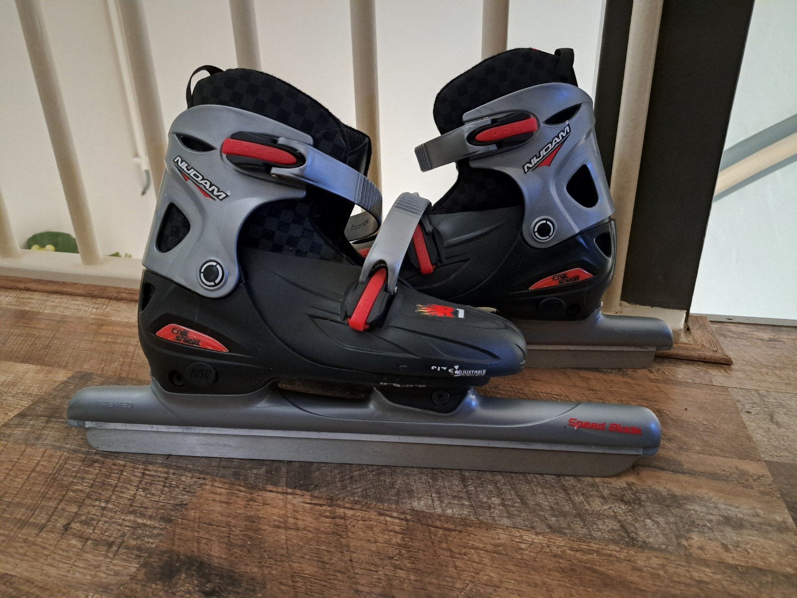 Nijdam verstelbare noren (maat 38-41), Sport en Fitness, Schaatsen, Ophalen of Verzenden, Zo goed als nieuw, Noren, Nijdam
