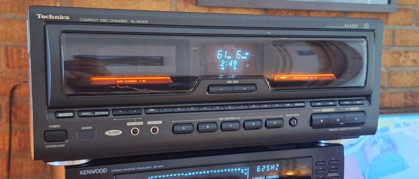 Technics SL-MC410 Cd wisselaar 110+1 cd's, Audio, Tv en Foto, Cd-spelers, Ophalen, Technics, Wisselaar