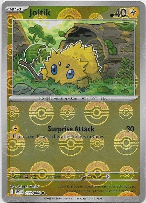 White Flare,  Joltik [pokeball] 33/86, Verzenden, Nieuw, Losse kaart