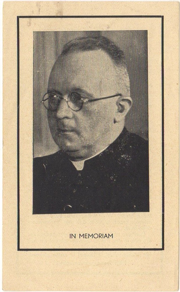 Pastoor Petrus C. Karsmakers 1875 Waalre + 1945 Waalre, 69 j, Verzamelen, Bidprentjes en Rouwkaarten, Verzenden