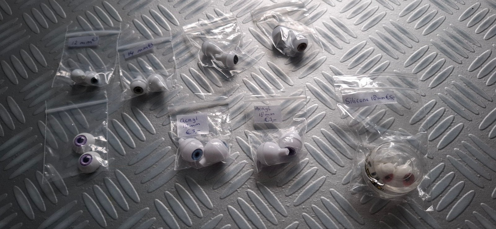 BJD oogjes lot, Verzamelen, Poppen, Gebruikt, Accessoires, Ophalen of Verzenden