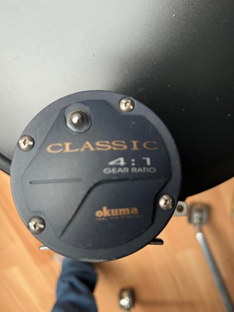 Okuma Classic 30LX Reel - Sterke en Betrouwbare Vismolen, Watersport en Boten, Ophalen of Verzenden, Gebruikt, Molen