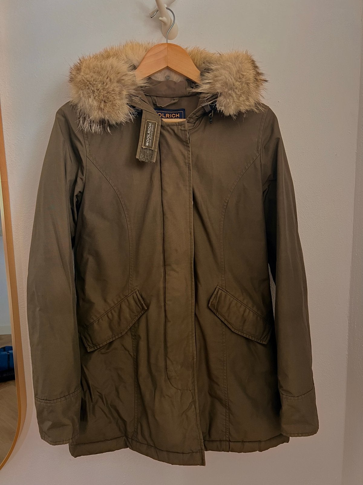 Woolrich John Rich & Bros. Parka met Bontkraag Maat S, Ophalen of Verzenden, Nieuw, Maat 36 (S), Groen