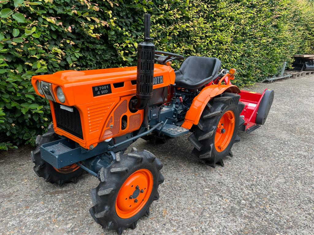 Kubota B7001 minitractor|4x4|Klepelmaaier|Frees| 17 PK|Marge, Ophalen, Overige typen