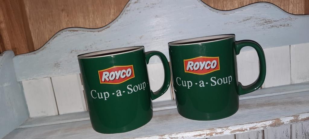 Vintage Royco Cup-a-soup mokken., Ophalen of Verzenden