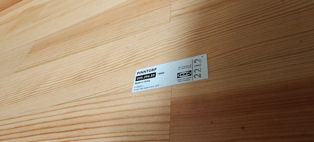 eettafel Pinntorp 180x75 z.g.a.n. Te koop, Huis en Inrichting, Tafels | Eettafels, Ophalen, Modern hout, 50 tot 100 cm, Zo goed als nieuw