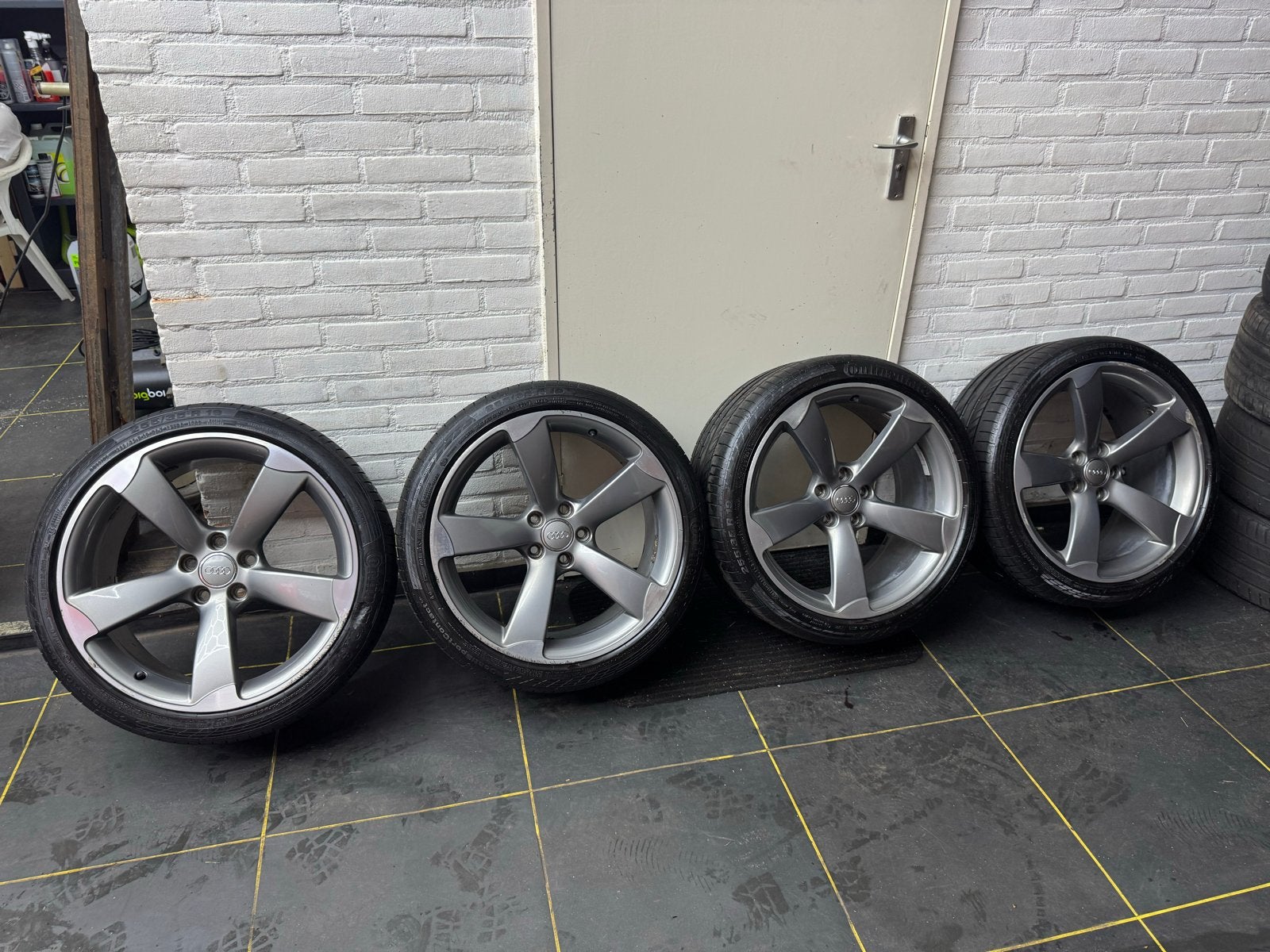 Originele Audi Rotor Velgen 19 inch, Auto-onderdelen, Banden en Velgen, Gebruikt, 255 mm, Banden en Velgen, Personenwagen