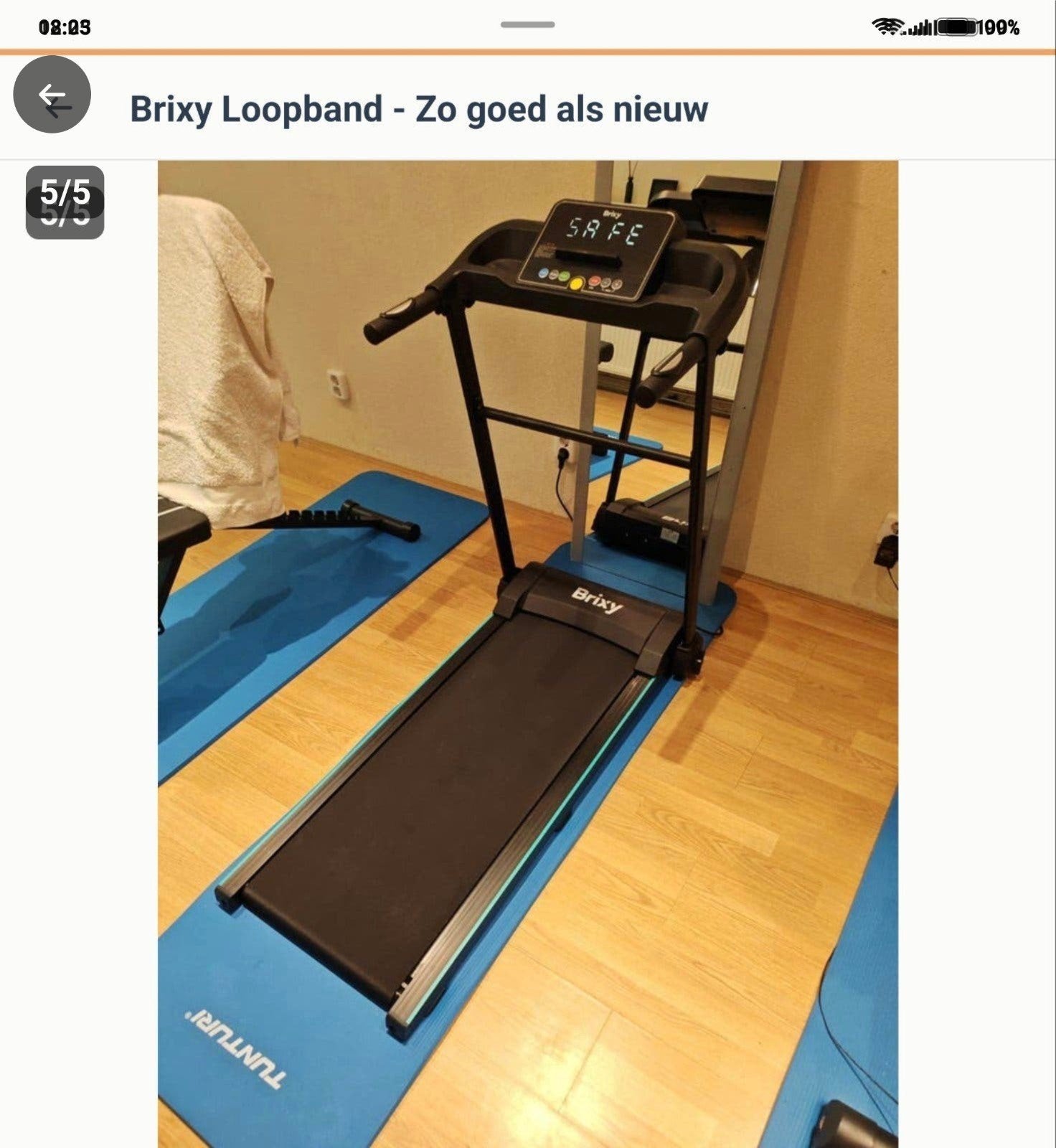 Brixy Loopband - Zo goed als nieuw, Ophalen of Verzenden, Zo goed als nieuw, Metaal, Loopband