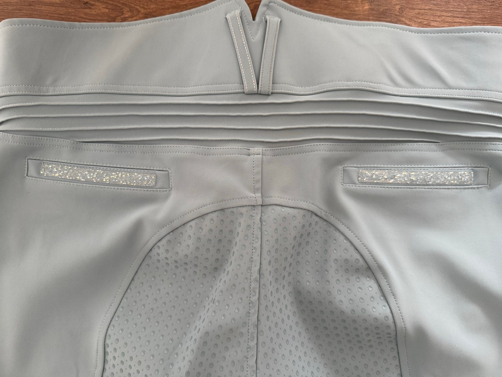 Samshield rijbroek met Swarovski steentjes - Maat 46, Ophalen of Verzenden, Zo goed als nieuw, Maat 46/48 (XL) of groter