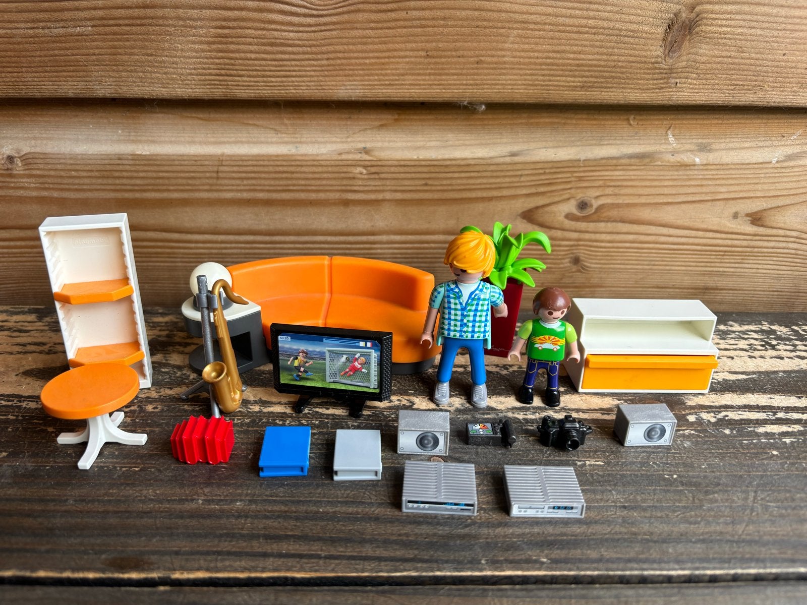 Playmobil Woonkamer Set met Figuren en Accessoires, Ophalen of Verzenden, Zo goed als nieuw, City life, Overige typen