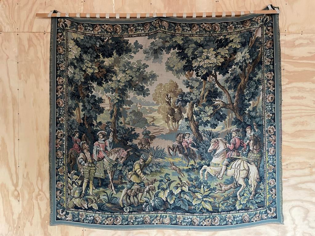 Wandtapijt met jachttafereel, Antiek en Kunst, Ophalen