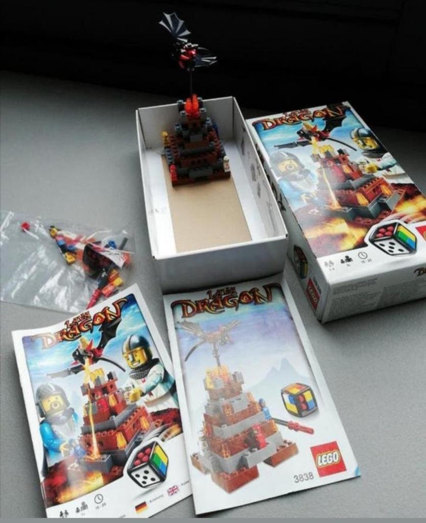 Lego 3838 Lava Dragon Bordspel - Compleet met instructies, Kinderen en Baby's, Speelgoed | Duplo en Lego, Gebruikt, Lego, Complete set