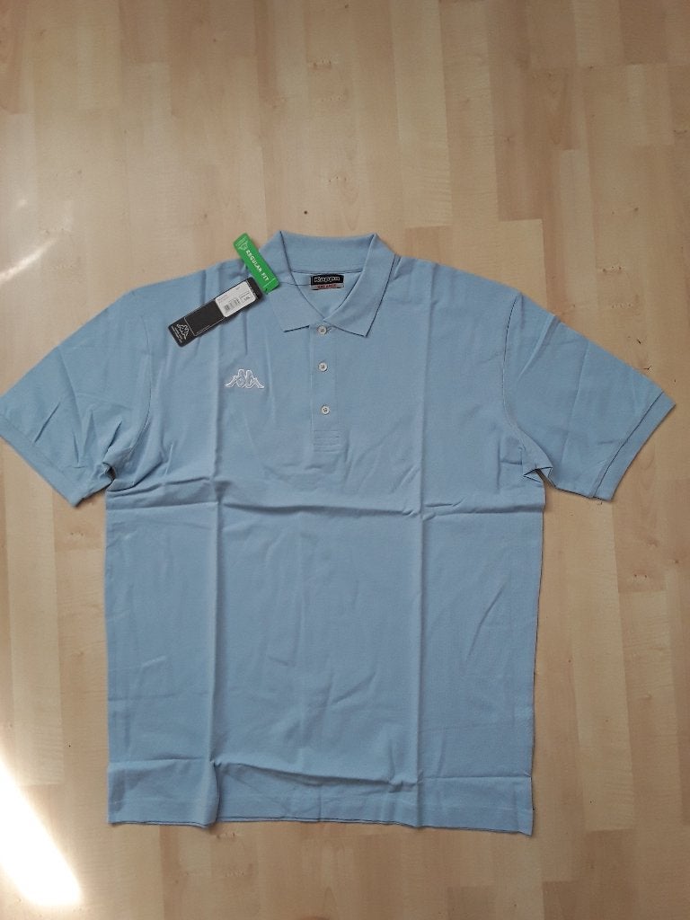 Kappa polo mt XXL licht blauw nieuw, Kleding | Heren, Polo's, Kappa, Nieuw, Overige maten, Verzenden