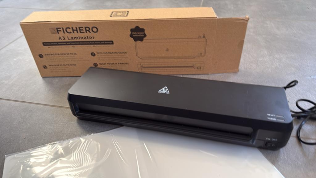 FICHERO A3 Laminator - nieuw, Ophalen of Verzenden, Nieuw