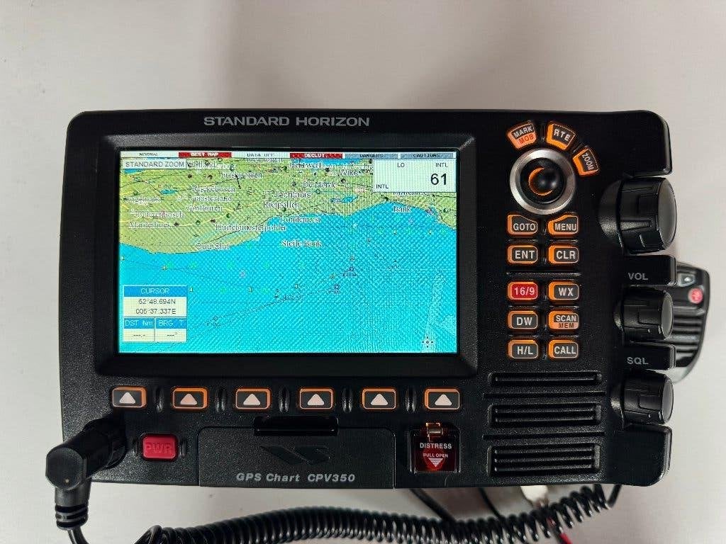standard horizon CPV350 kaartplotter/marifoon, Ophalen of Verzenden, Zo goed als nieuw, Gps of Kompas