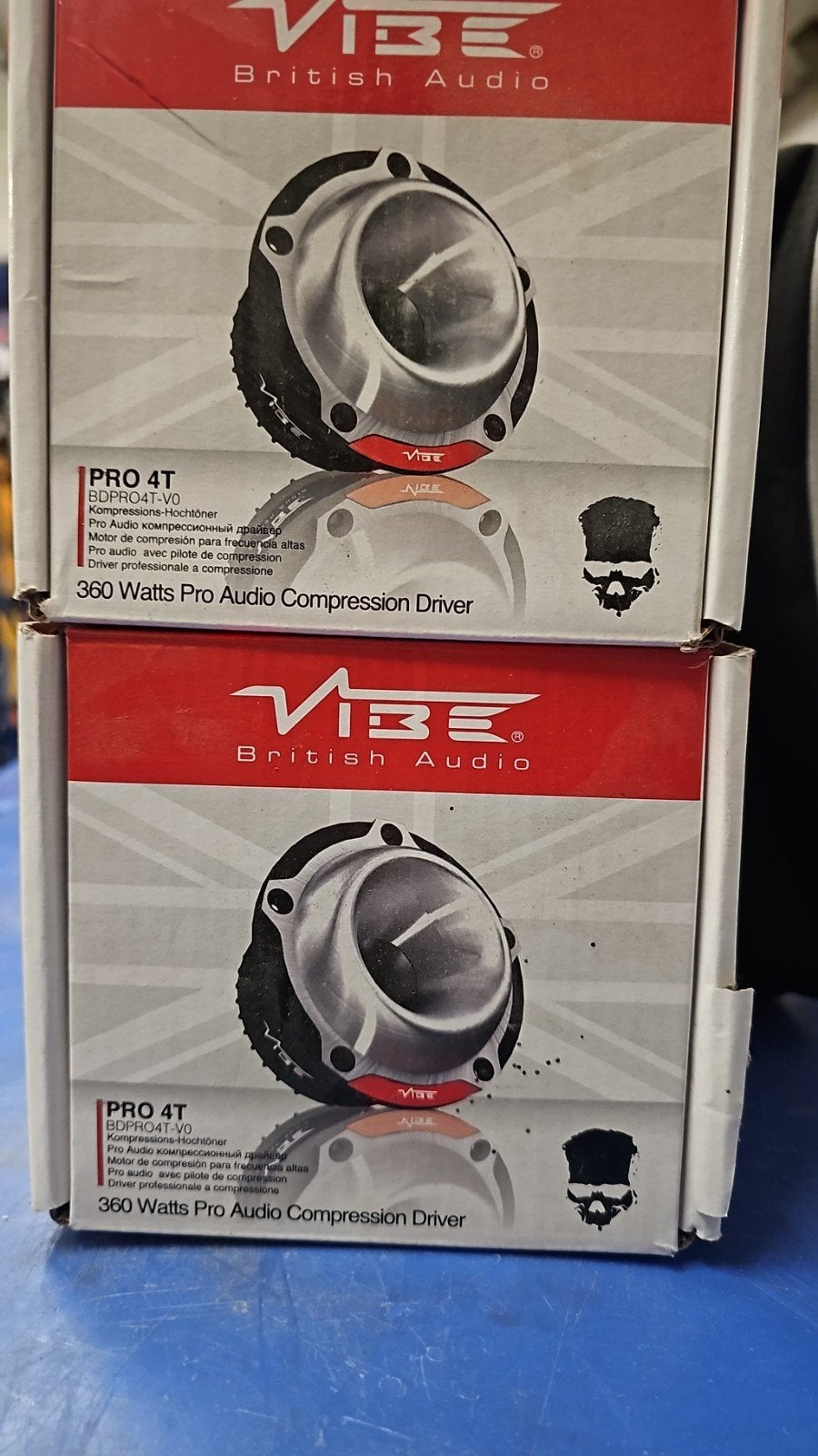 Vibe BDPRO4T-V0 Compressie Hoorn Tweeter 120W RMS, Auto diversen, Ophalen of Verzenden