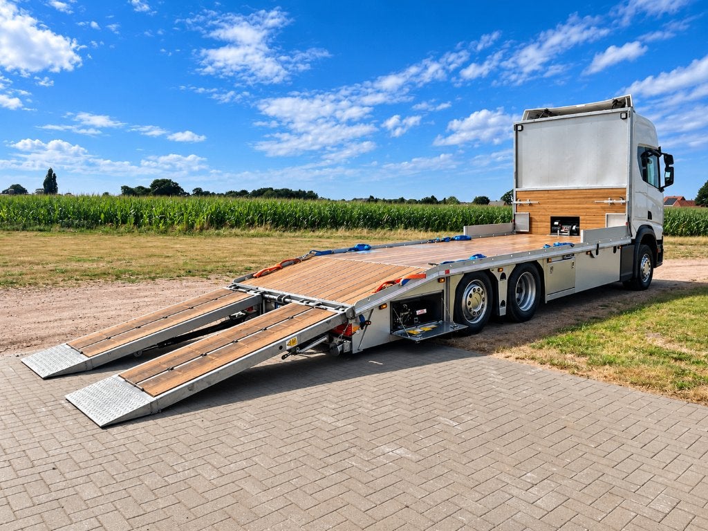 Scania R450 oprijwagen, New tacho, Navi, Pompset diesel, ACC, Auto's, Automaat, Stof, Euro 6, Scania