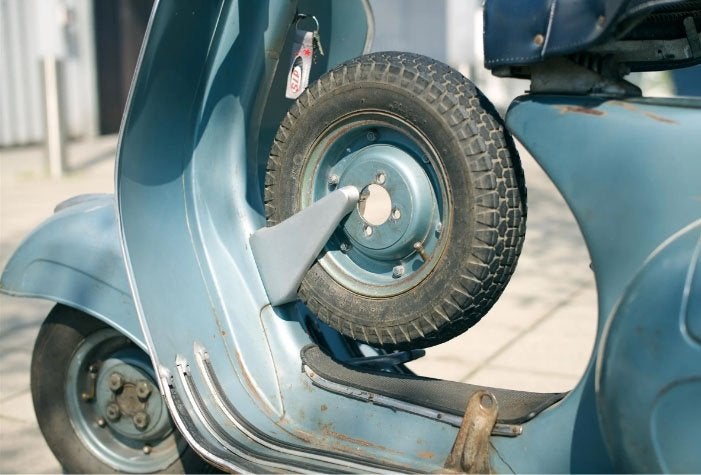 Reservewielhouder Vespa, Ophalen of Verzenden, Nieuw, Overige typen, Overige merken