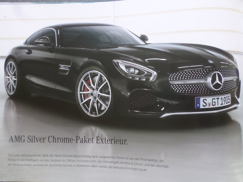 Mercedes AMG GT 2016 Brochure, Ophalen of Verzenden, Zo goed als nieuw, Mercedes