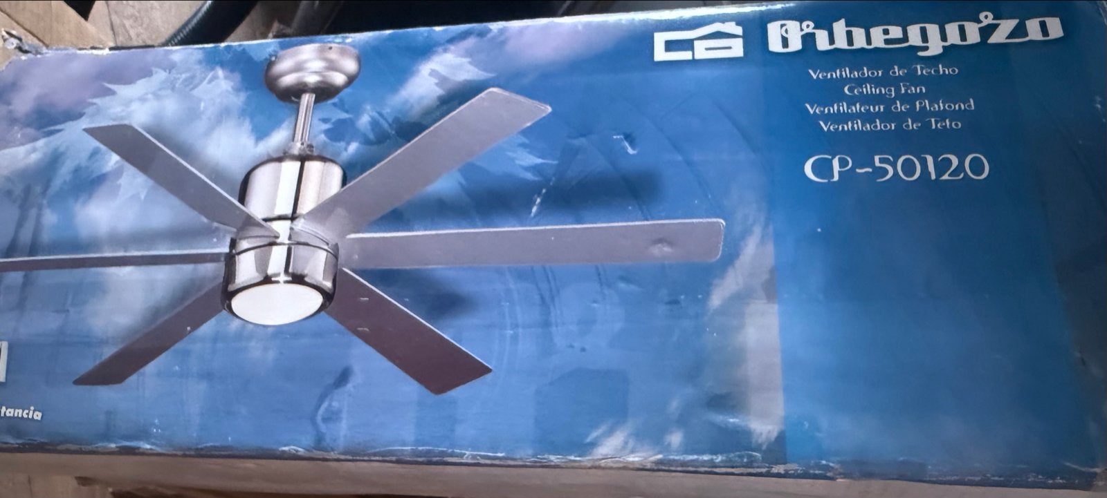 Orbegozo CP-50120 Plafondventilator met afstandsbediening, Witgoed en Apparatuur, Ventilatoren, Ophalen of Verzenden, Ventilator met afstandsbediening