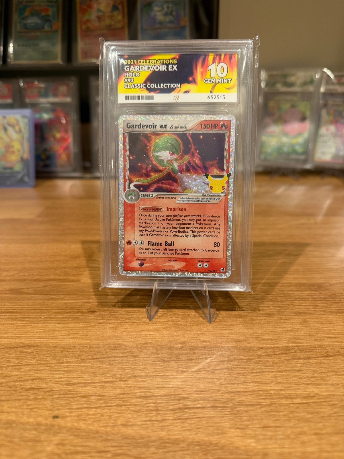 Gardevoir EX 25th celebrations ACE10 PSA10, Ophalen of Verzenden, Zo goed als nieuw