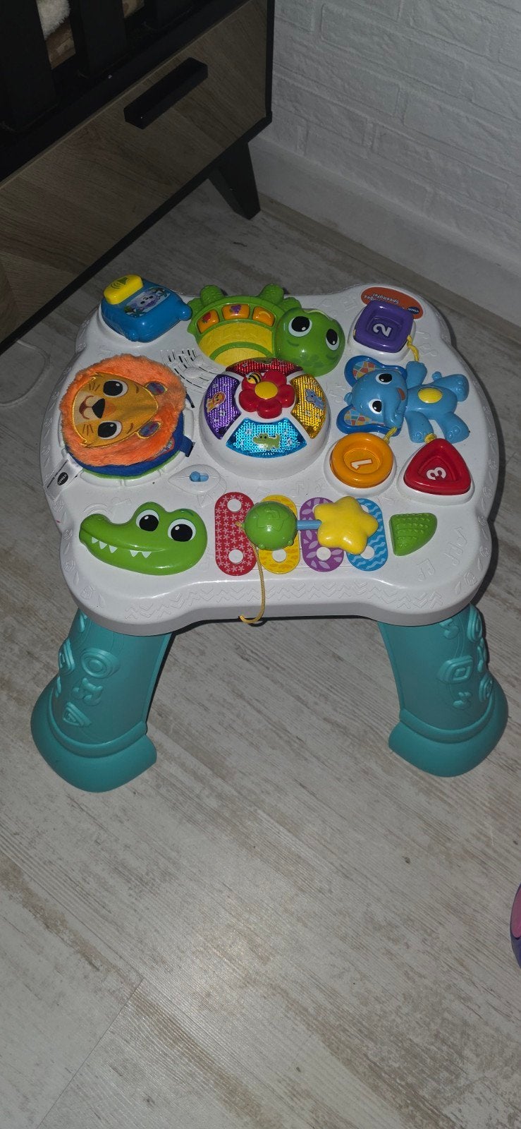 VTech Dierenvriendjes Sta-tafeltje met licht en geluid, Ophalen of Verzenden, Gebruikt, Overige typen, Met licht