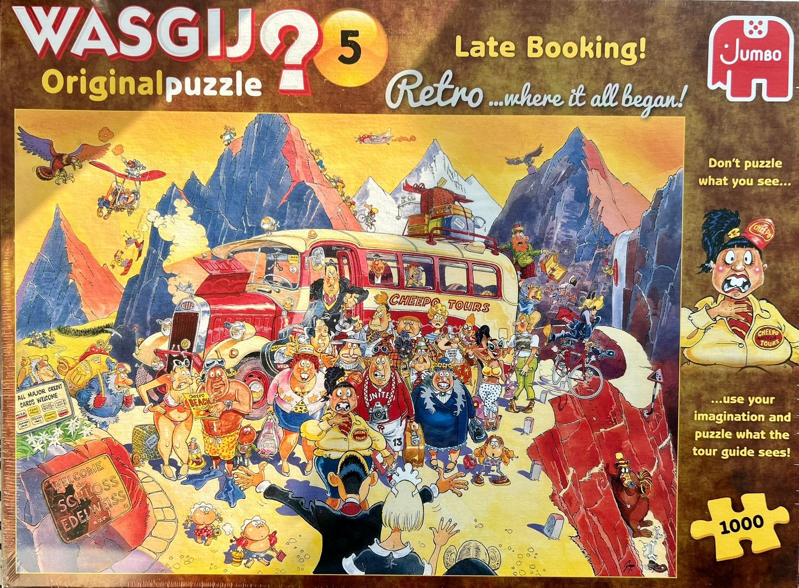 WasGij puzzel Original 5, 1000 stukjes NIEUW, Ophalen of Verzenden, 500 t/m 1500 stukjes, Nieuw, Legpuzzel