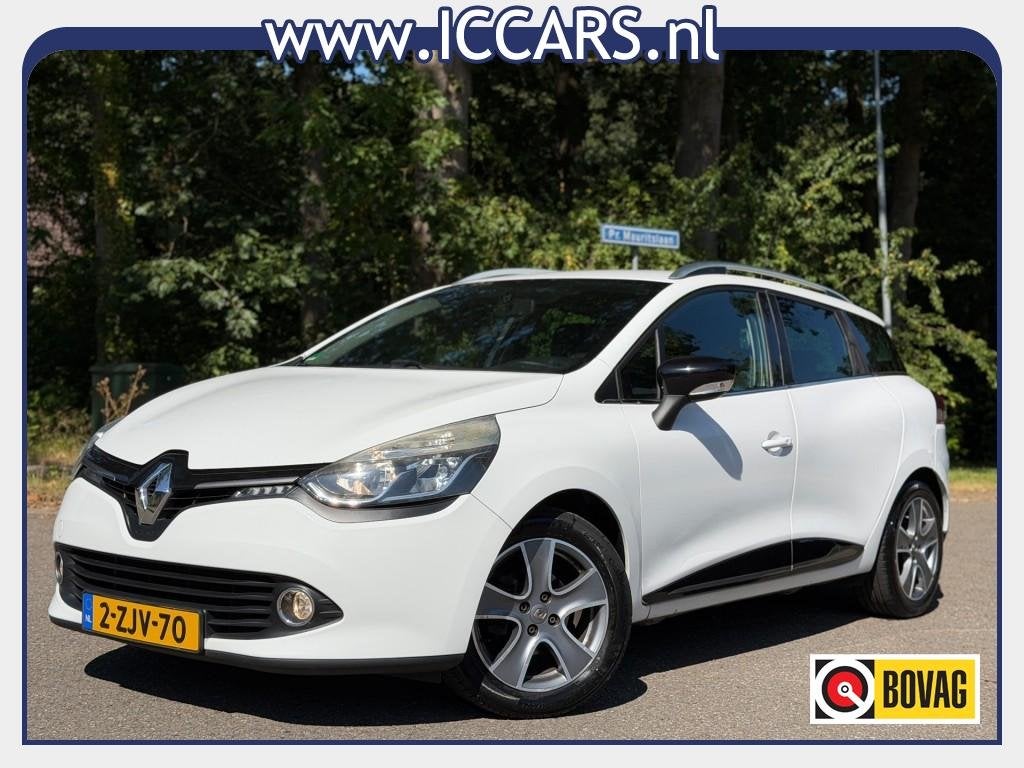 Renault CLIO 0.9 TCE NIGHT&DAY - Navi - Airco - 2015 !!!, Voorwielaandrijving, Electronic Stability Program (ESP), Wit, Origineel Nederlands