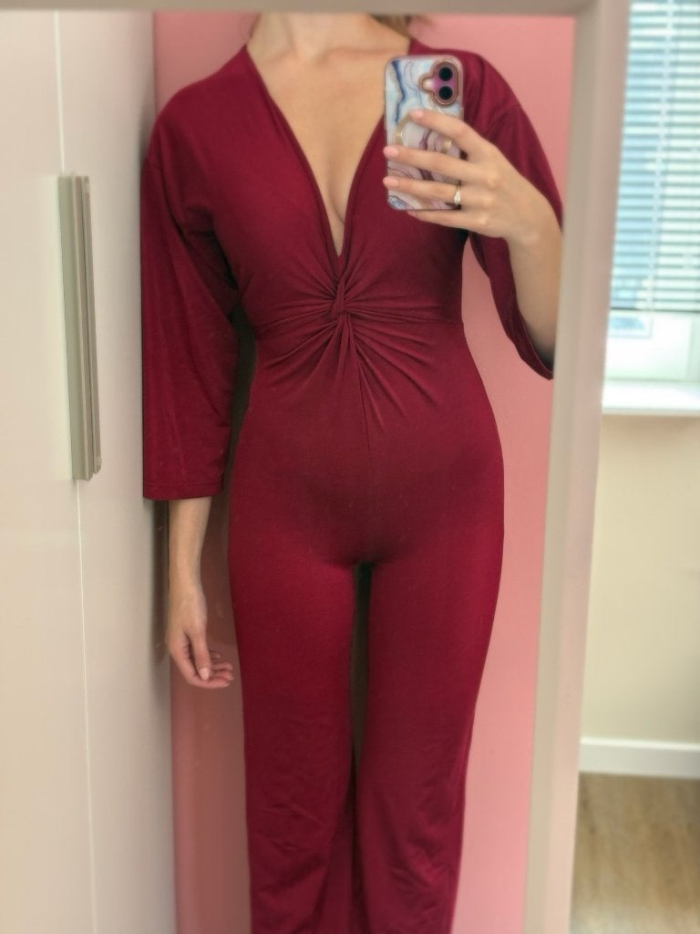 Rode jumpsuit, Verzenden, Nieuw, Maat 34 (XS) of kleiner, Rood