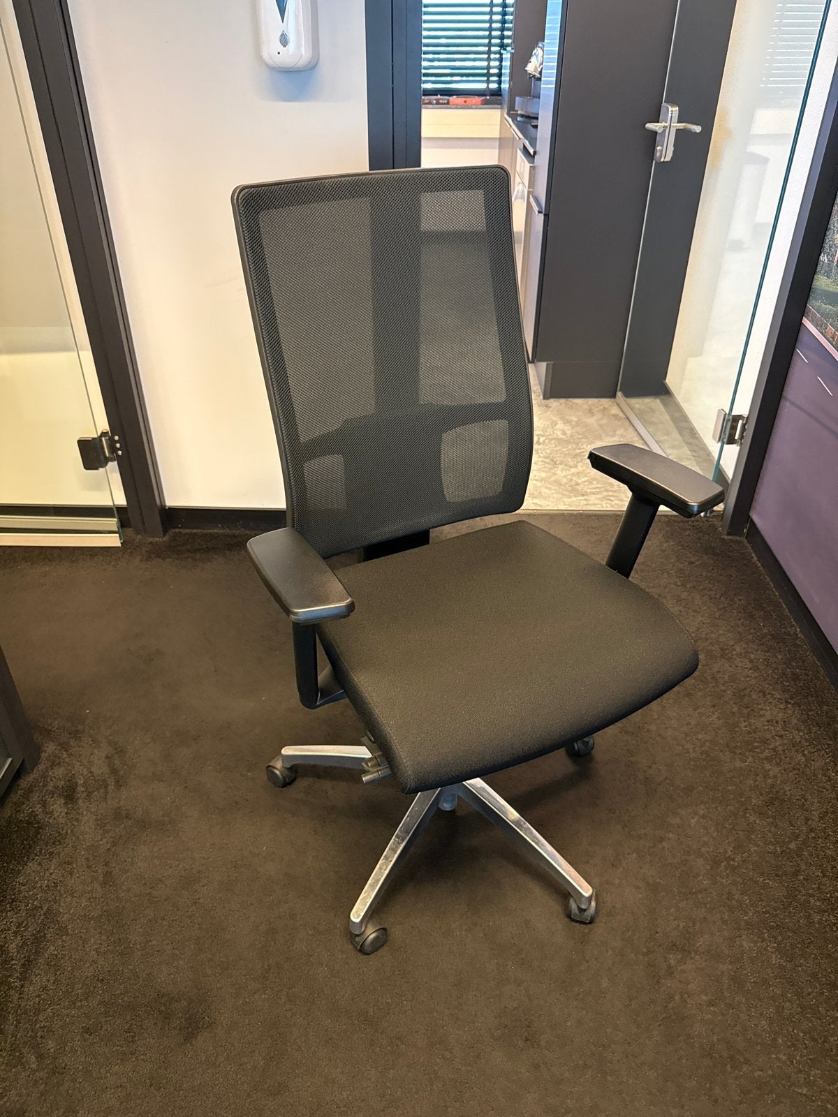 Bureaustoel sitland, Huis en Inrichting, Bureaustoelen, Ophalen, Zwart, Zo goed als nieuw, Bureaustoel
