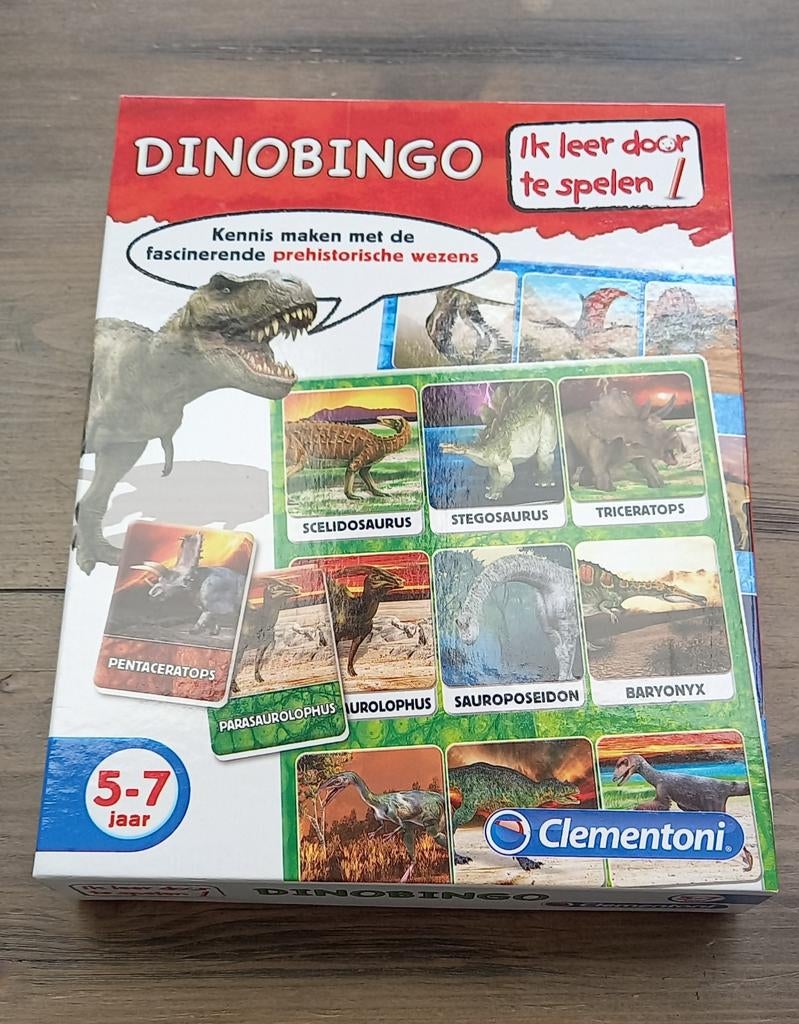 Dino Bingo Clementoni, Een of twee spelers, Ophalen of Verzenden, Zo goed als nieuw, Clementoni