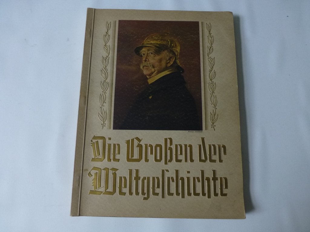 Plaatjesalbum: De groten van de wereldgeschiedenis  uit 1934, Ophalen of Verzenden, Zo goed als nieuw, Plaatjesalbum