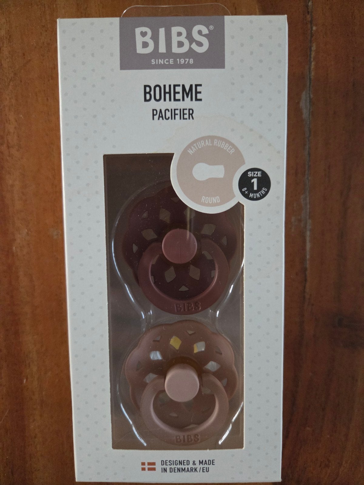BIBS Boheme Fopspeen Maat 1 (0+ maanden) Natuurrubber, Ophalen, Nieuw