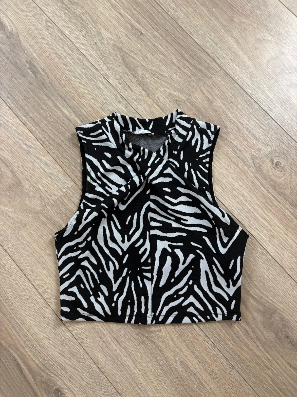 Leuke ZARA top - maat M, Maat 38/40 (M), Zwart, Ophalen of Verzenden, Zo goed als nieuw